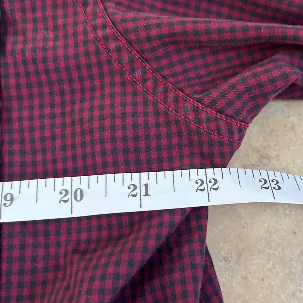 Polo Ralph Lauren Woodsman Workshirt Mens Medium‎ Red Plaid Lumberjack Pockets - Picture 5 of 6